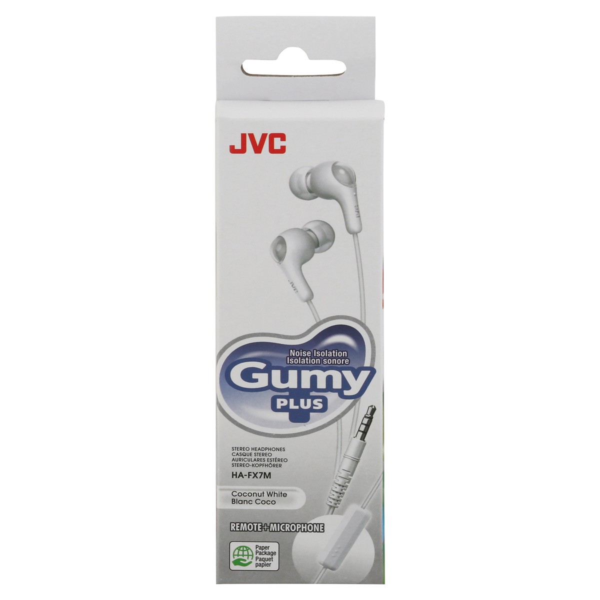 slide 1 of 11, JVC Gumy Plus Noise Isolation Stereo Headphones 1 ea, 1 ct
