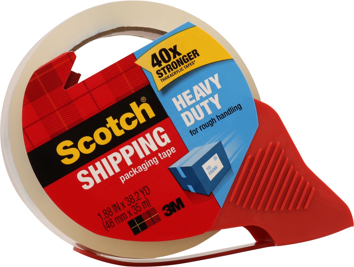 slide 5 of 9, Scotch Heavy Duty Shipping Packaging Tape 1 ea, 1 ea