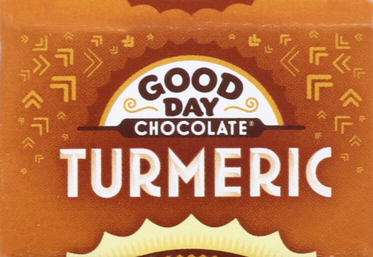 slide 9 of 9, Good Day Chocolate Turmeric, 0.9 oz