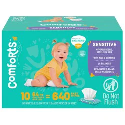 Comforts Sensitive Baby Wipes