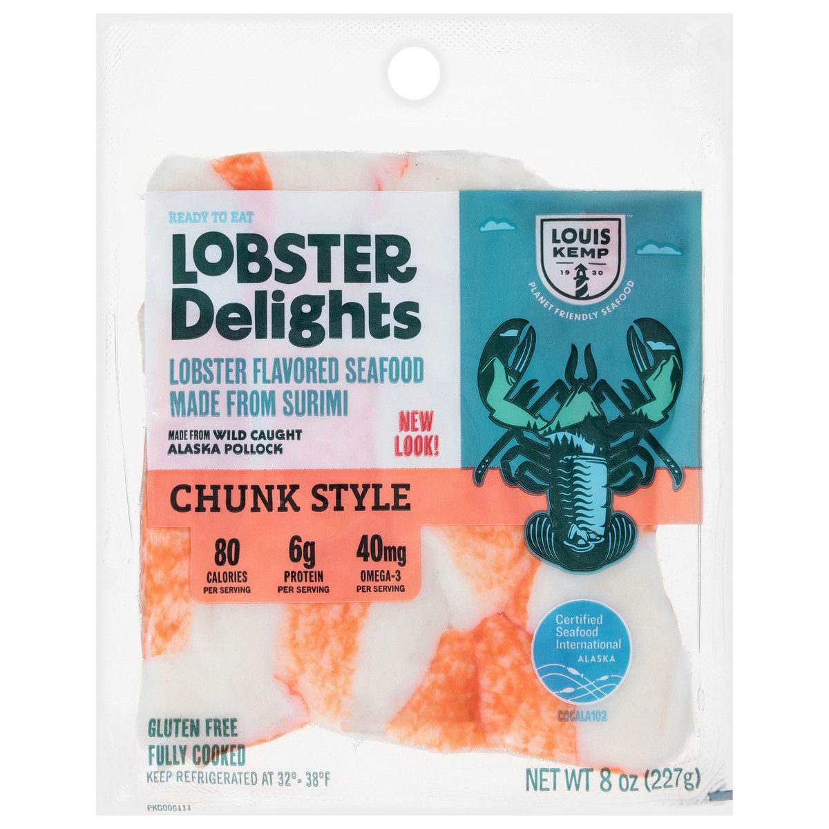 slide 1 of 12, Louis Kemp Crab Delights Leg Style Crab Flavored Seafood 16 oz, 16 oz