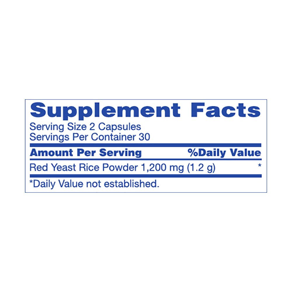 slide 4 of 6, Kroger Red Yeast Rice Supplement 600 Mg, 60 ct