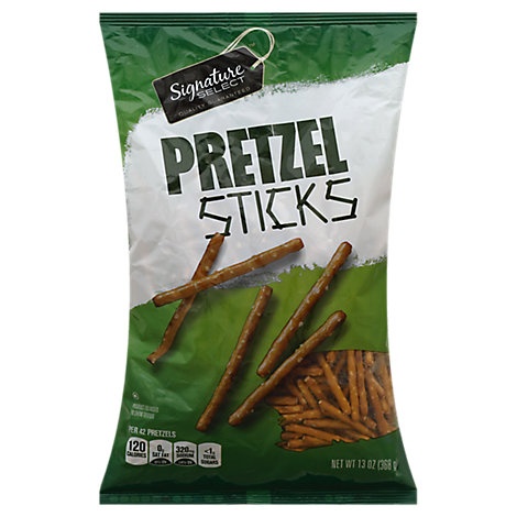 slide 1 of 1, Signature Select Pretzels Sticks, 13 oz