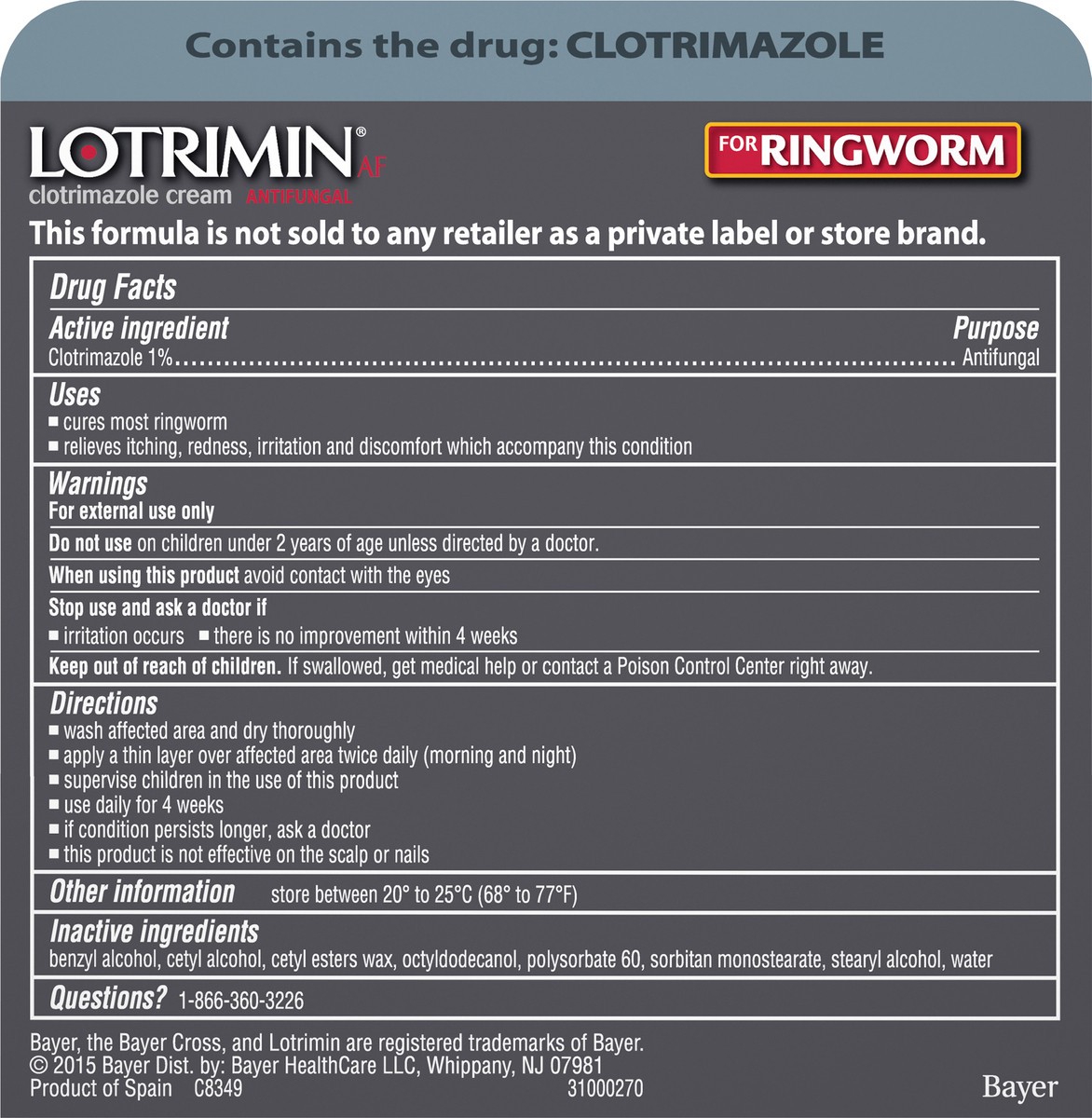 slide 5 of 8, Lotrimin AF Antifungal Clotrimazole Cream for Ringworm 12 g Box, per lb