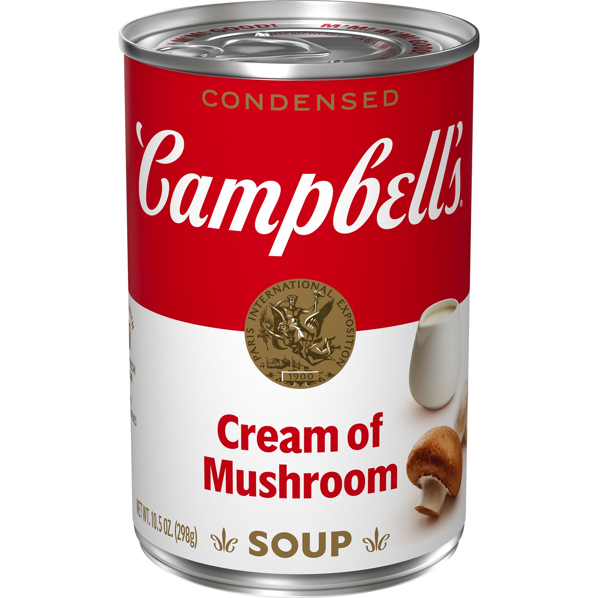 slide 1 of 11, Campbell's Condensed Cream of Mushroom Soup, 10.5 oz Can, 10.5 oz