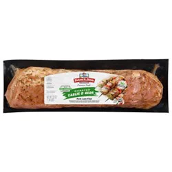 Farmer John Pork Loin Fillet Roasted Garlic Herb - 22 OZ