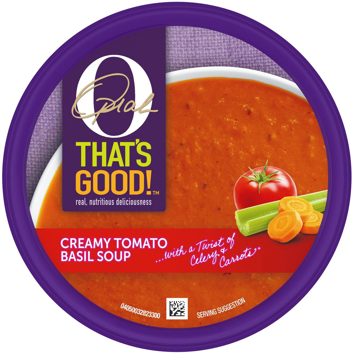 slide 5 of 9, O, That's Good! O Thats Good Creamy Tomato Basil Soup, 16 oz