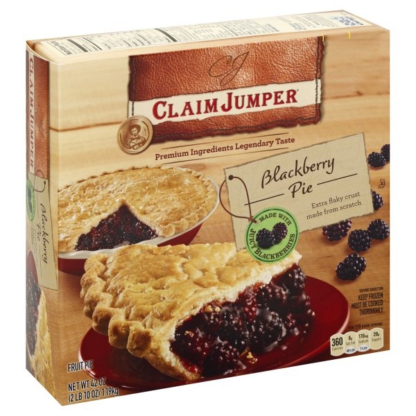 slide 1 of 1, Claim Jumper Blackberry Pie, 42 oz