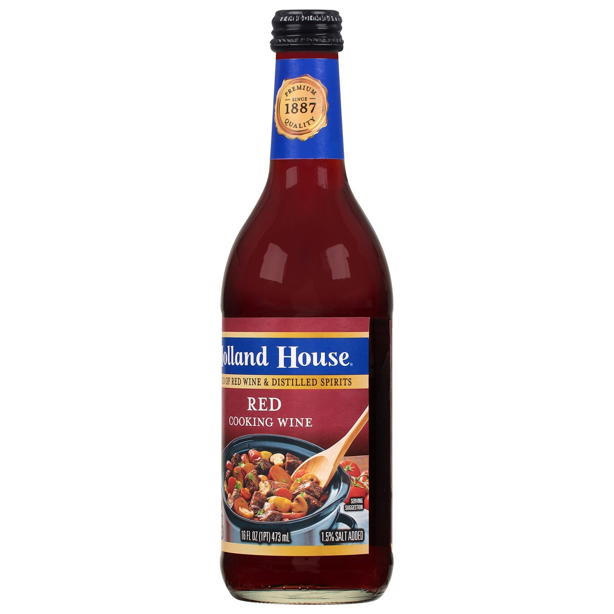 slide 3 of 9, Holland House Red Cooking Wine 16 fl oz, 16 fl oz