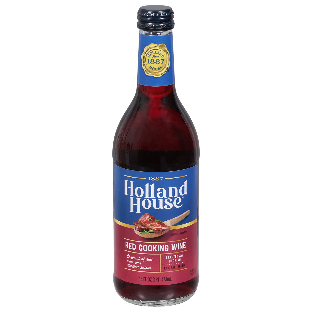 slide 1 of 9, Holland House Red Cooking Wine 16 fl oz, 16 fl oz