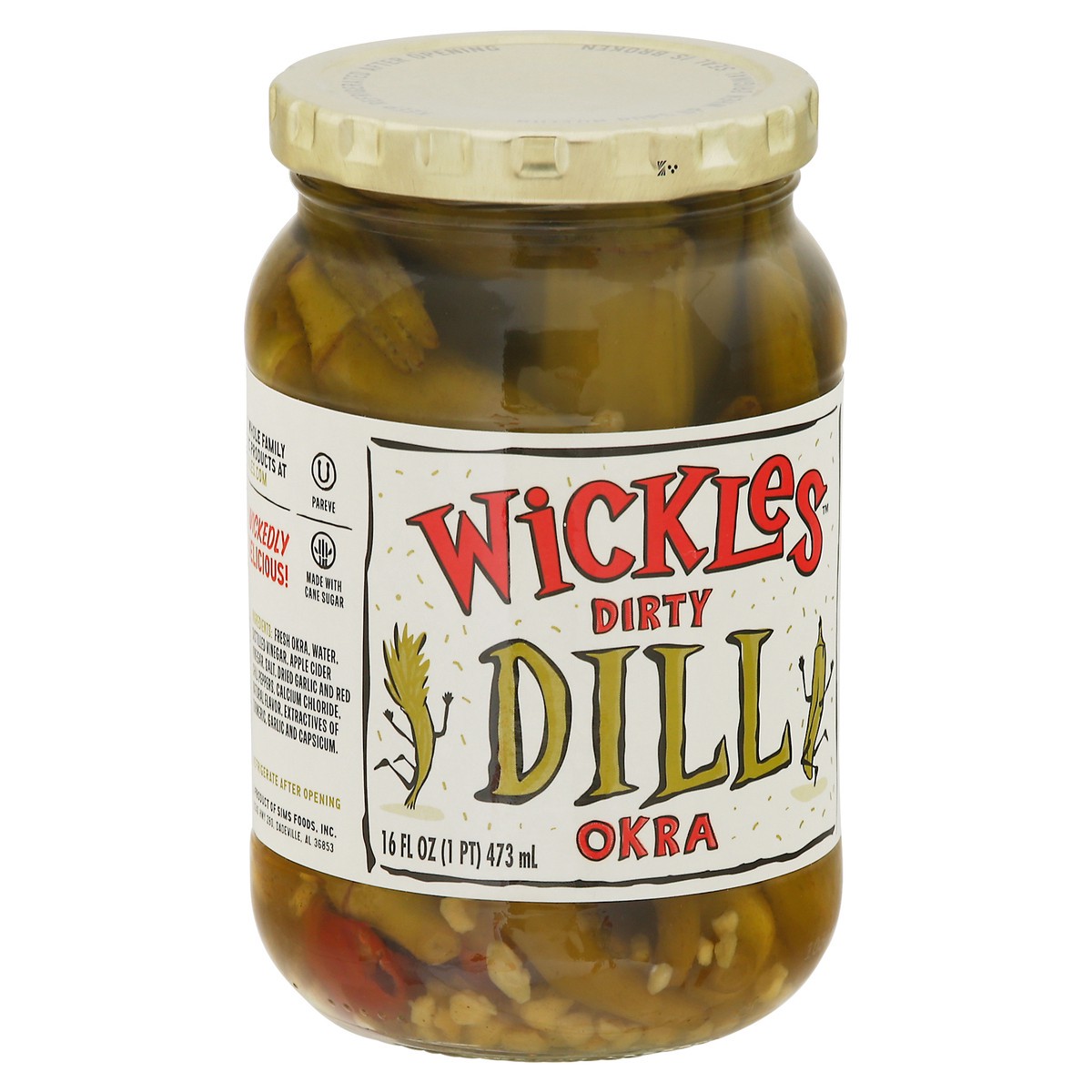 slide 7 of 9, Wickles Dirty Dill Okra 16 fl oz, 16 fl oz