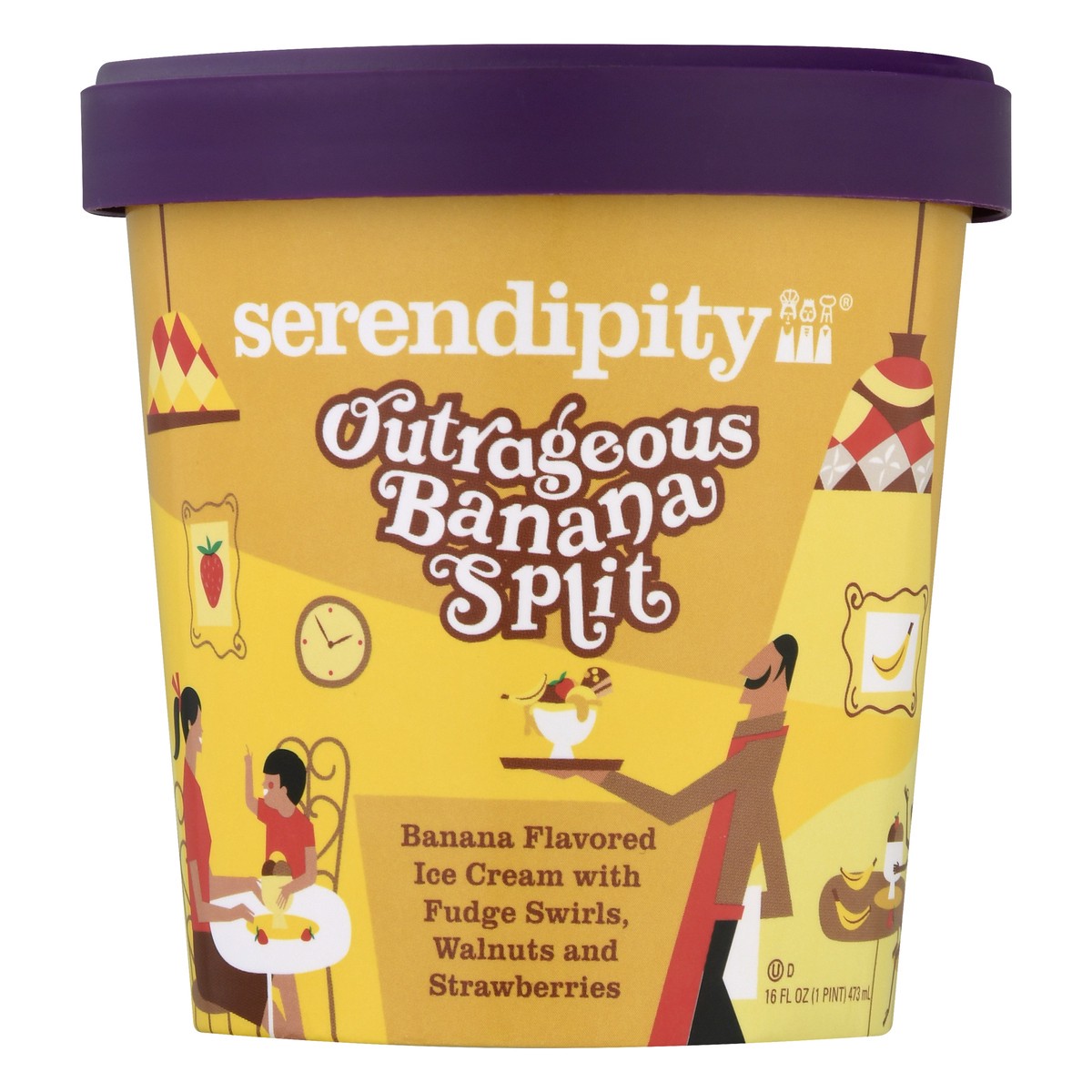 slide 1 of 10, Serendipity Outrageous Banana Split, 16 oz