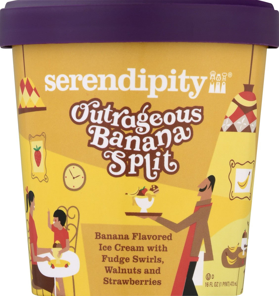 slide 9 of 10, Serendipity Outrageous Banana Split, 16 oz