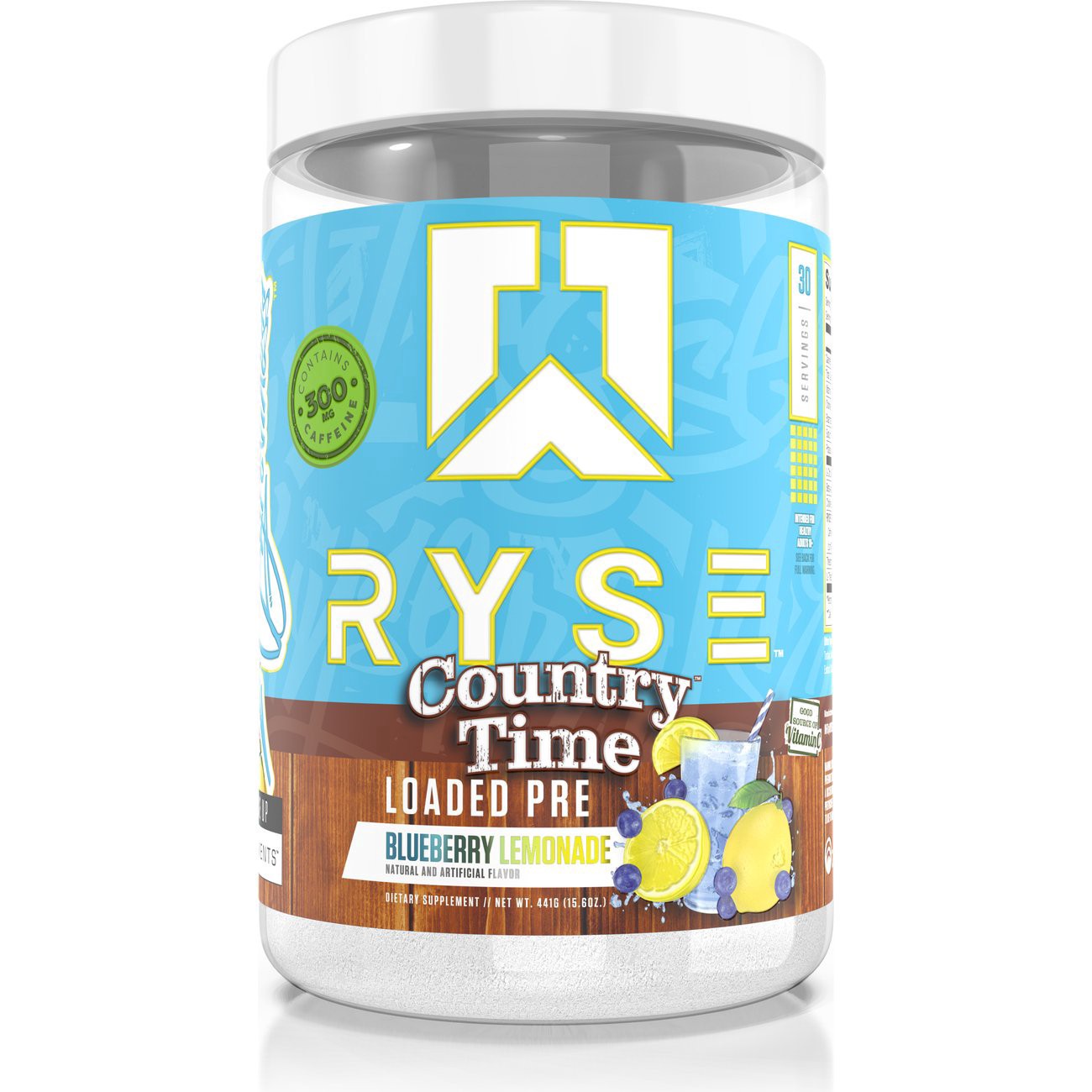 slide 1 of 1, Ryse Country Time Blueberry Lemonade Loaded Pre 15.6 oz, 15.6 oz