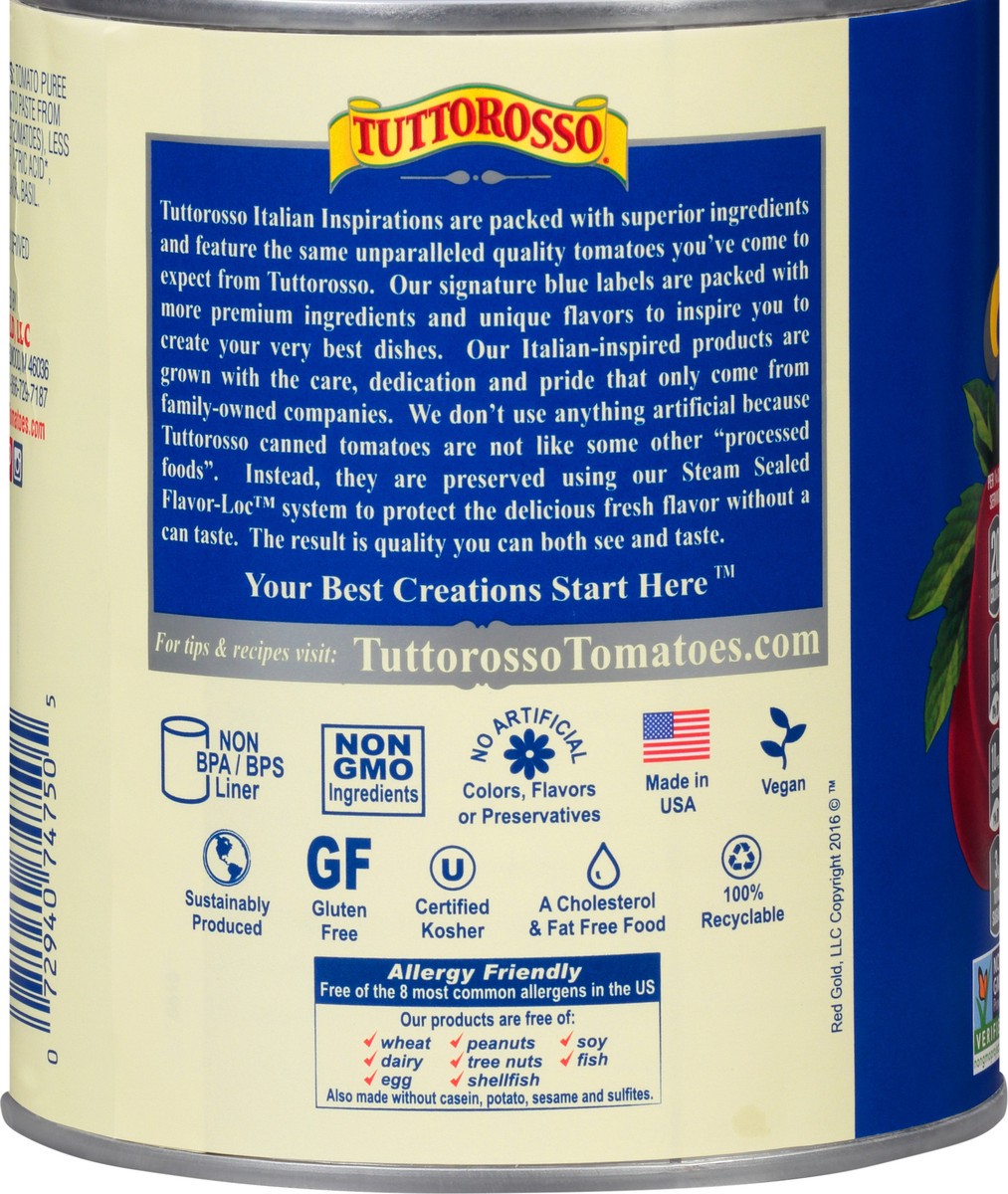 slide 11 of 11, Tuttorosso Extra Thick Tomato Puree 28 oz. Can, 28 oz