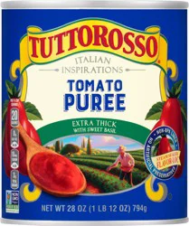Tuttorosso Extra Thick Tomato Puree 28 oz. Can