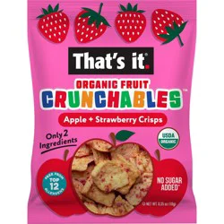 That's it. That's It Organic Crunchables - Apple + Strawberry Crisps