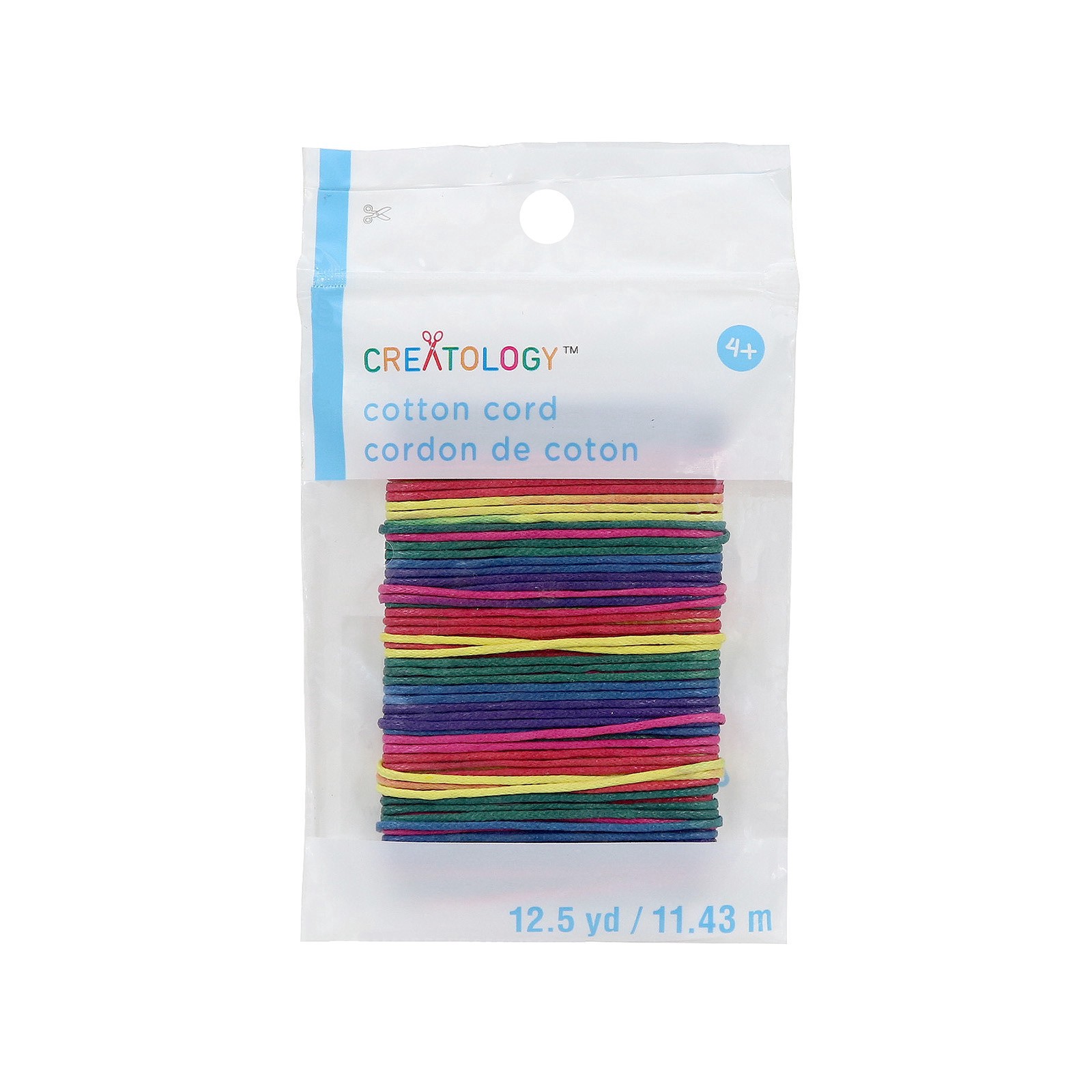 slide 3 of 3, Rainbow Tie-Dye Cotton Cord By Creatology, 12.5 yd