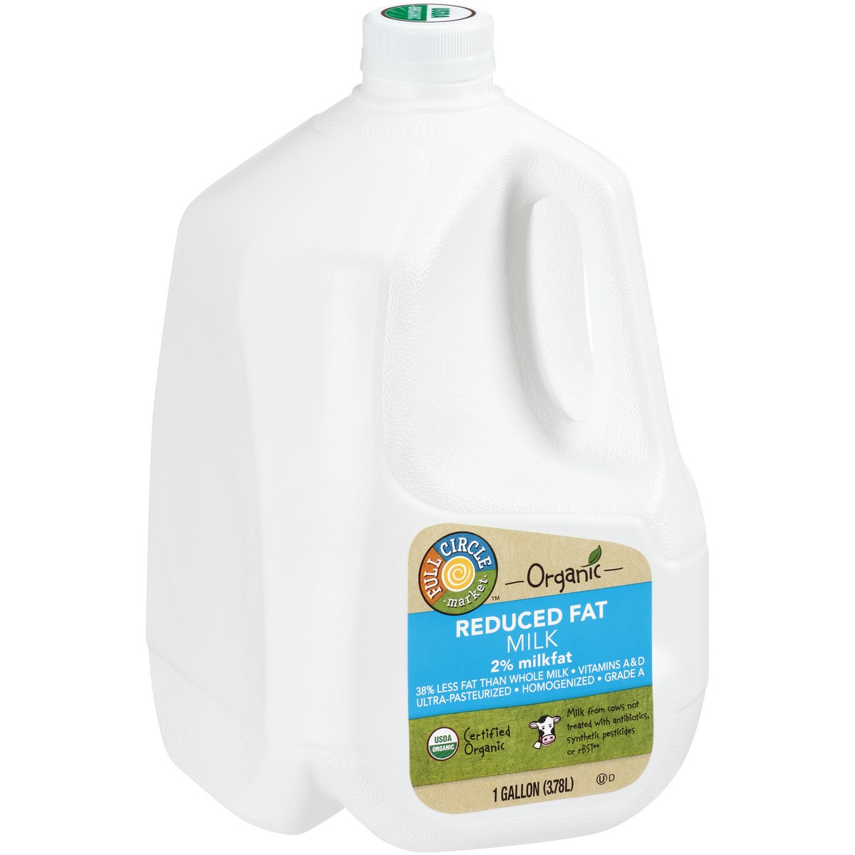 slide 9 of 14, Full Circle Milk Organic Reduced Fat2Pct Uht, 128 oz