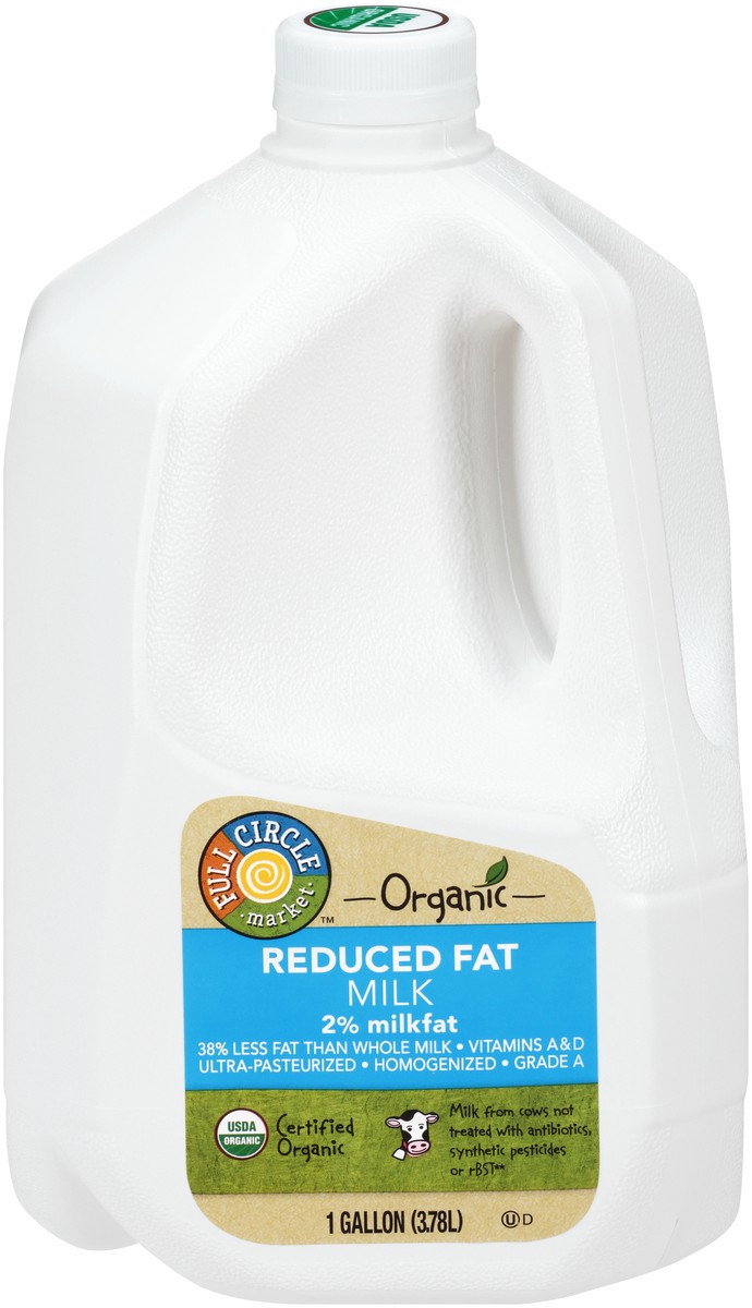 slide 10 of 14, Full Circle Milk Organic Reduced Fat2Pct Uht, 128 oz