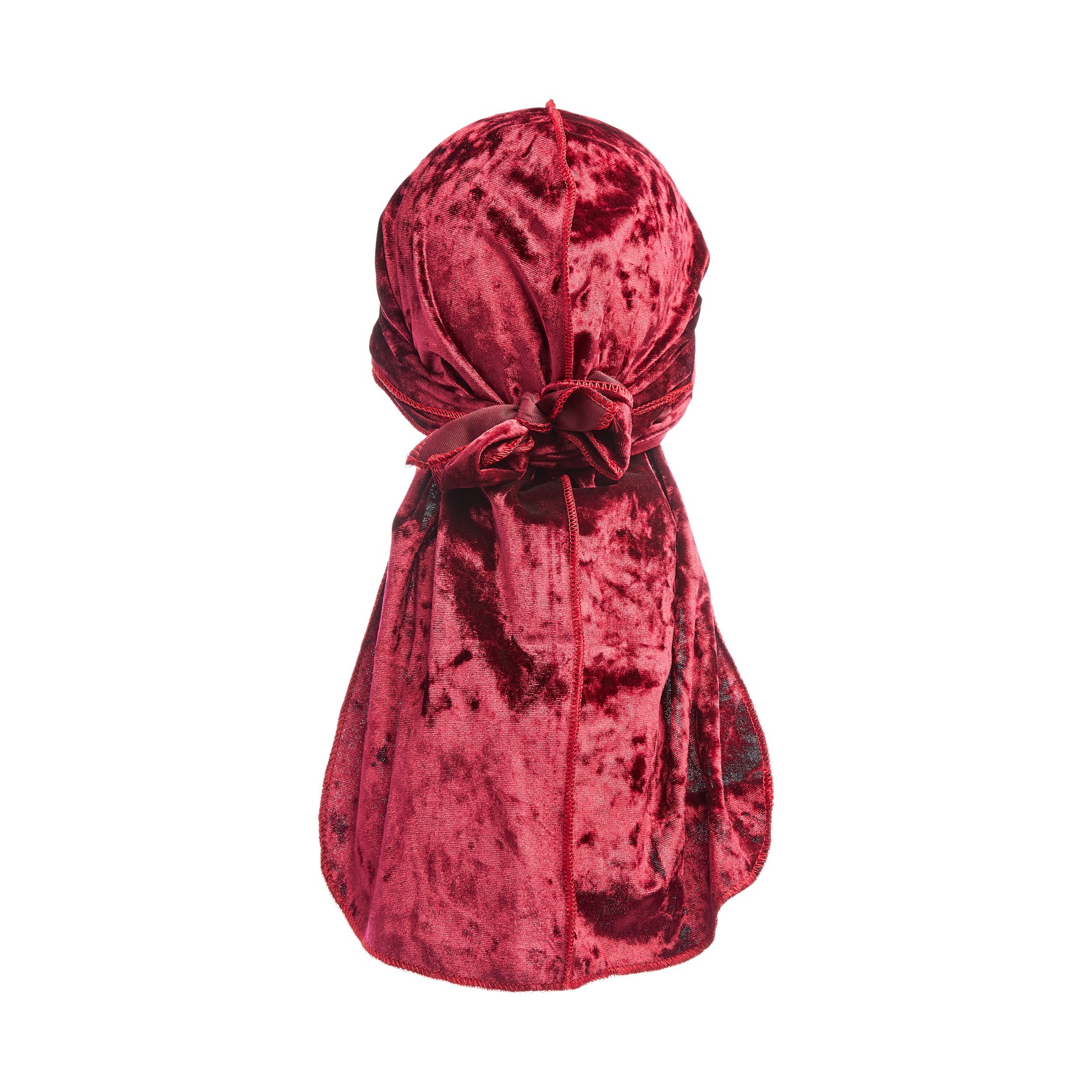 slide 5 of 5, KISS Colors & Care Power Wave Premium Crushed Velvet Luxe Durag, Burgundy, 1 Ct., 1 ct