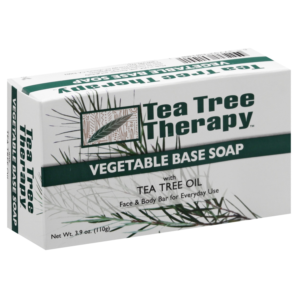 slide 2 of 9, Tea Tree Therapy Vegetable Base Soap with Tea Tree Oil, 3.9 oz