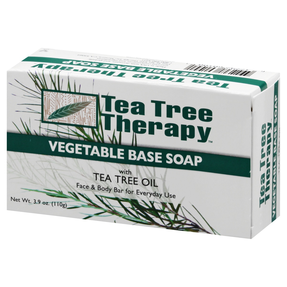 slide 3 of 9, Tea Tree Therapy Vegetable Base Soap with Tea Tree Oil, 3.9 oz