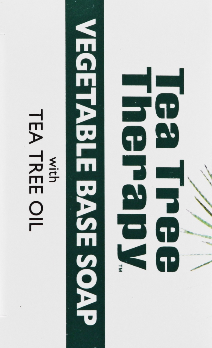 slide 6 of 9, Tea Tree Therapy Vegetable Base Soap with Tea Tree Oil, 3.9 oz