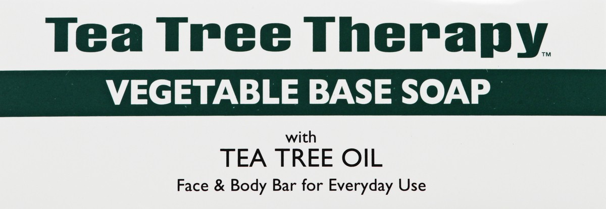 slide 6 of 12, Tea Tree Therapy Vegetable Base Soap With Tea Tree Oil, 3.9 oz
