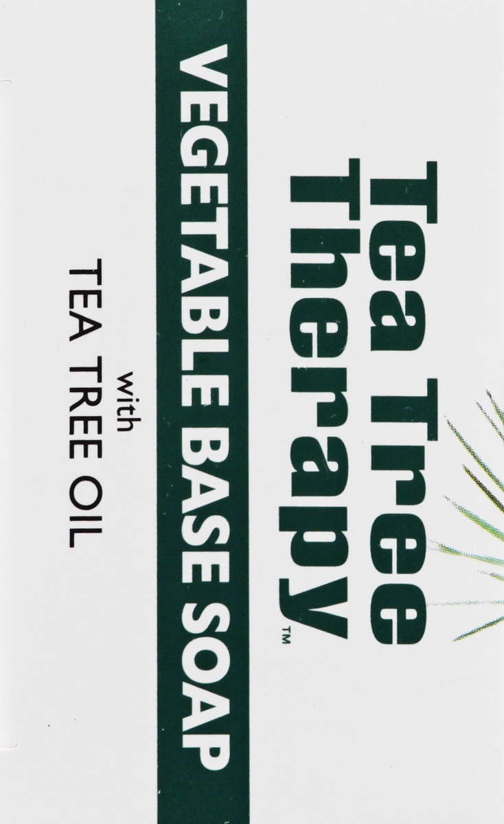 slide 9 of 12, Tea Tree Therapy Vegetable Base Soap With Tea Tree Oil, 3.9 oz