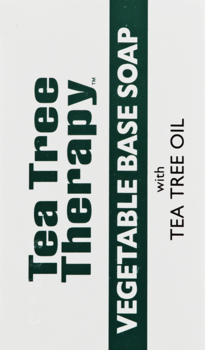 slide 10 of 12, Tea Tree Therapy Vegetable Base Soap With Tea Tree Oil, 3.9 oz