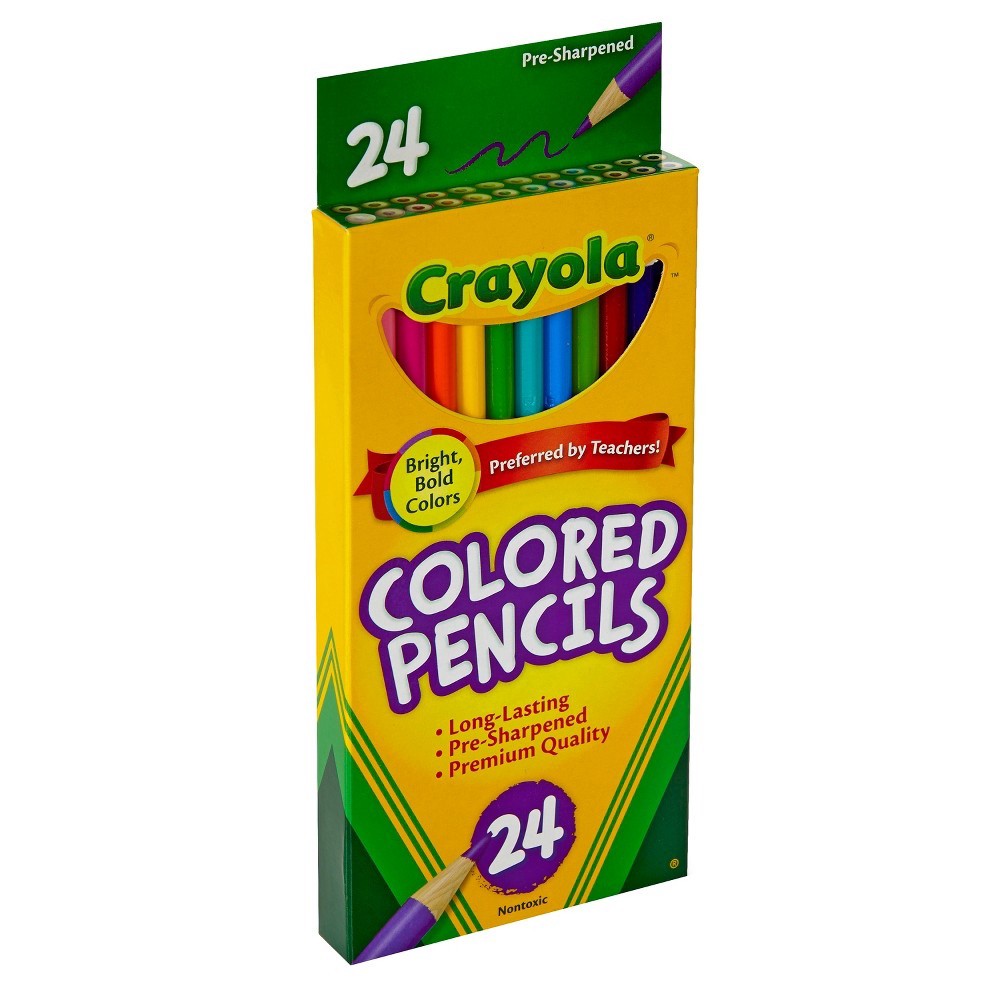 slide 4 of 4, Crayola Colored Pencils, 24 ct