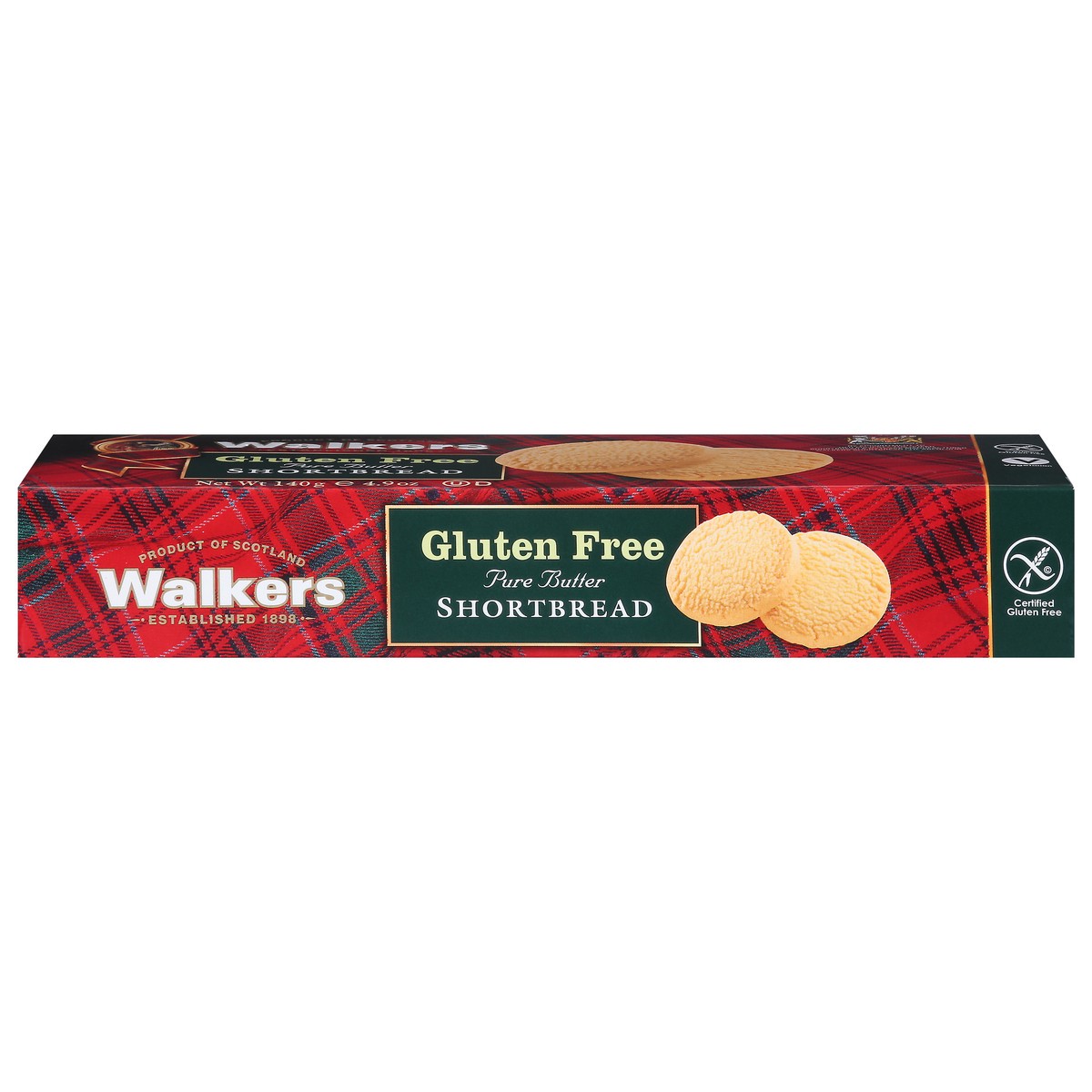 slide 1 of 1, Walker's Gluten Free Pure Butter Shortbread 4.9 oz, 4.9 oz