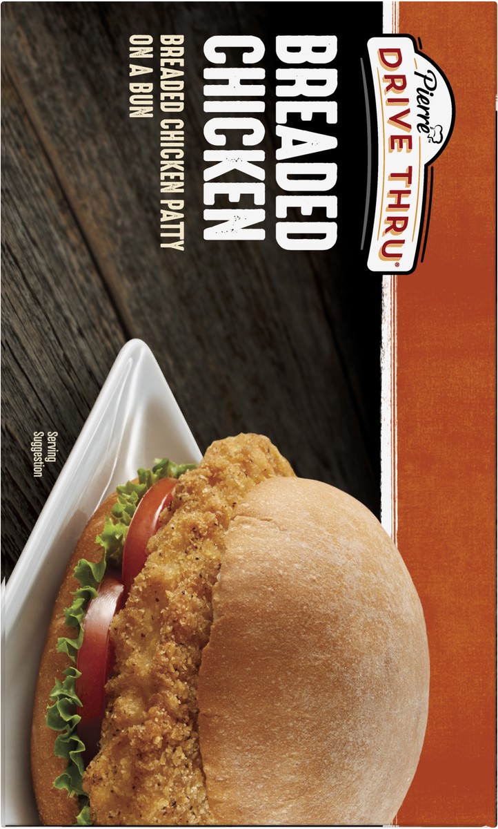 slide 6 of 9, Pierre Drive Thru Breaded Chicken Sandwich, 5.6 oz