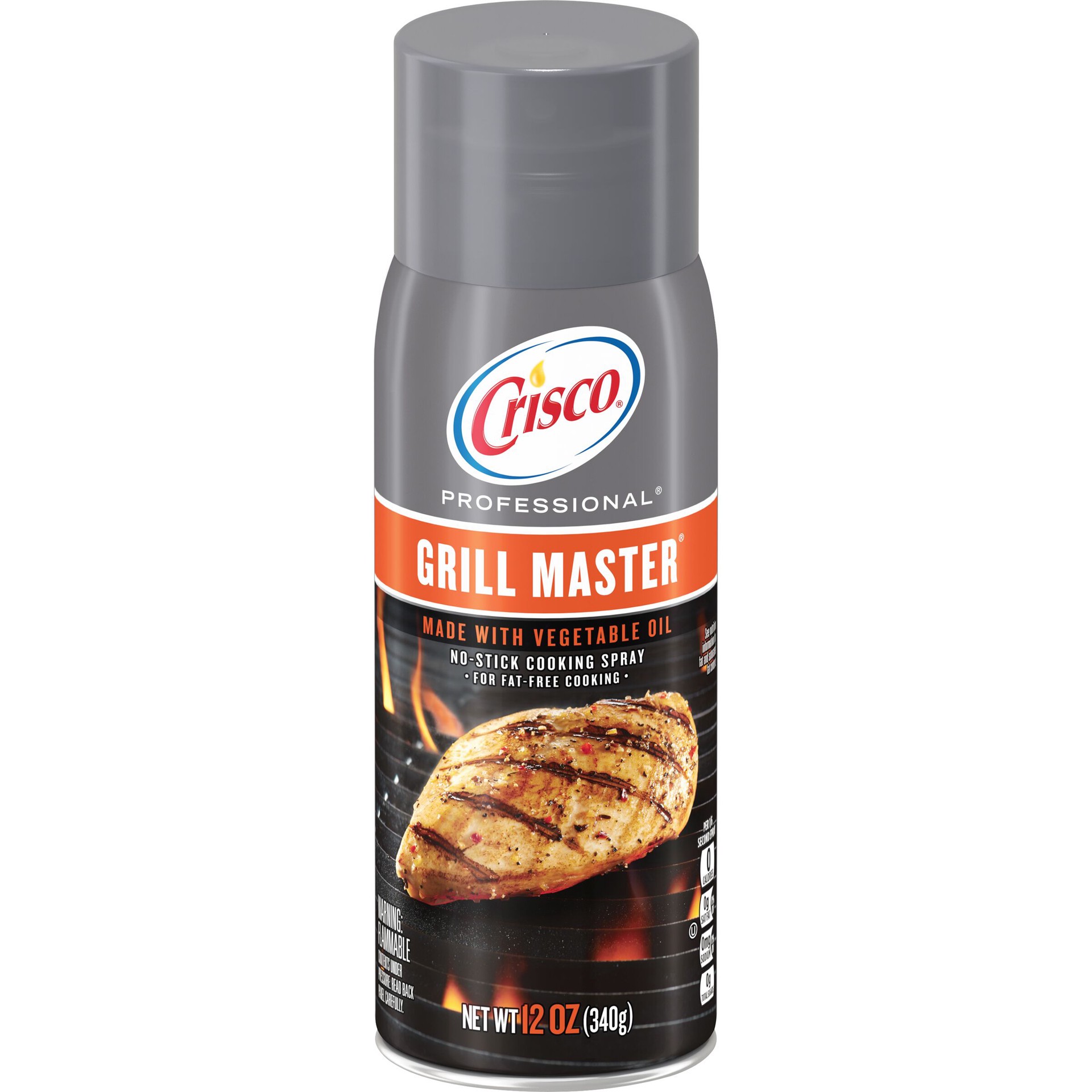 slide 1 of 1, Crisco Grill Master Cooking Spray, 12 oz