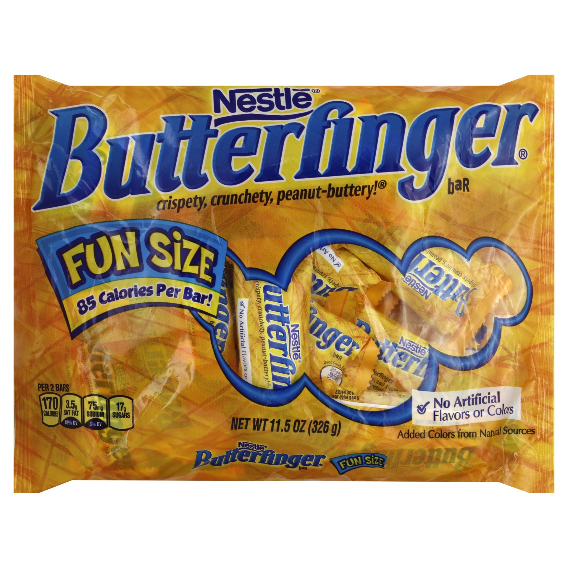 slide 1 of 5, Butterfinger Fun-Size Snacks, 12.5 oz