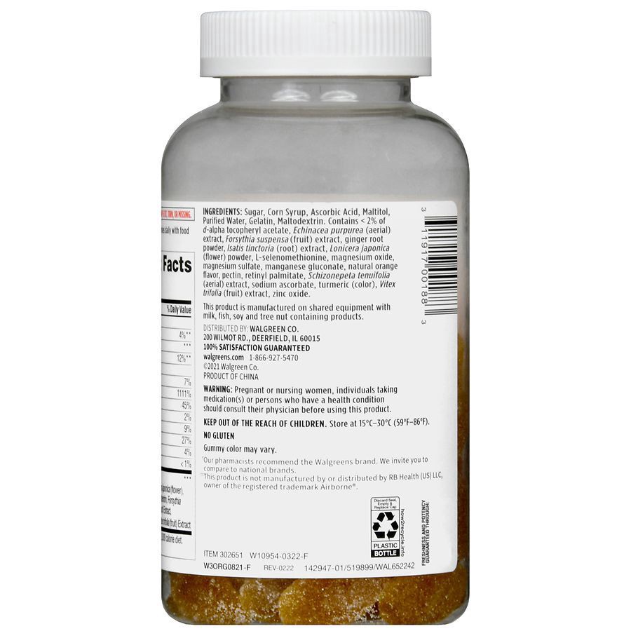 slide 2 of 5, Walgreens Wal-Born Vitamin Gummies Orange, 63 ct