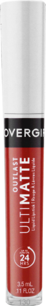 slide 1 of 1, Covergirl Outlast Ultimatte Liquid Lipstick, Wine O Clock 130, 0.11 fl oz