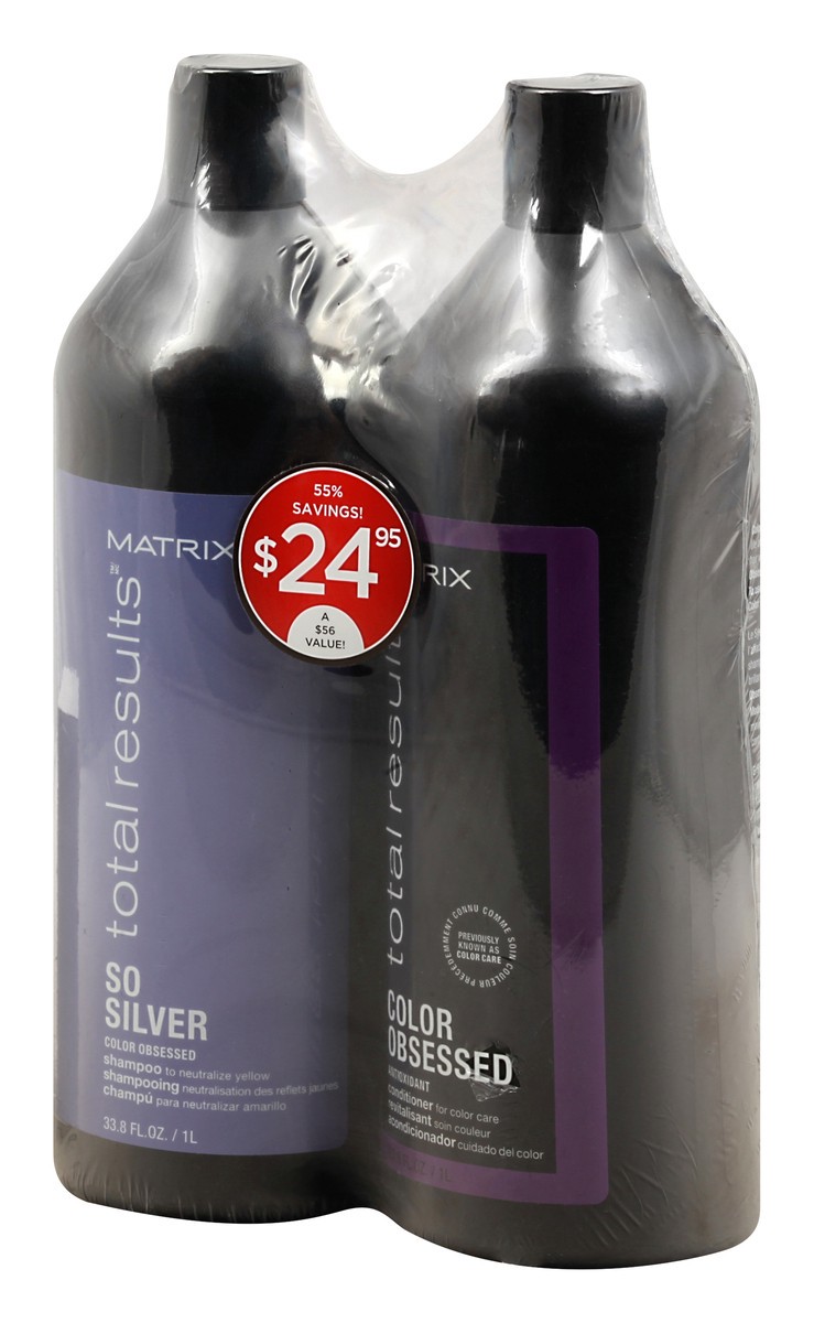 slide 4 of 9, Matrix Shampoo/Conditioner 2 ea, 33.8 oz