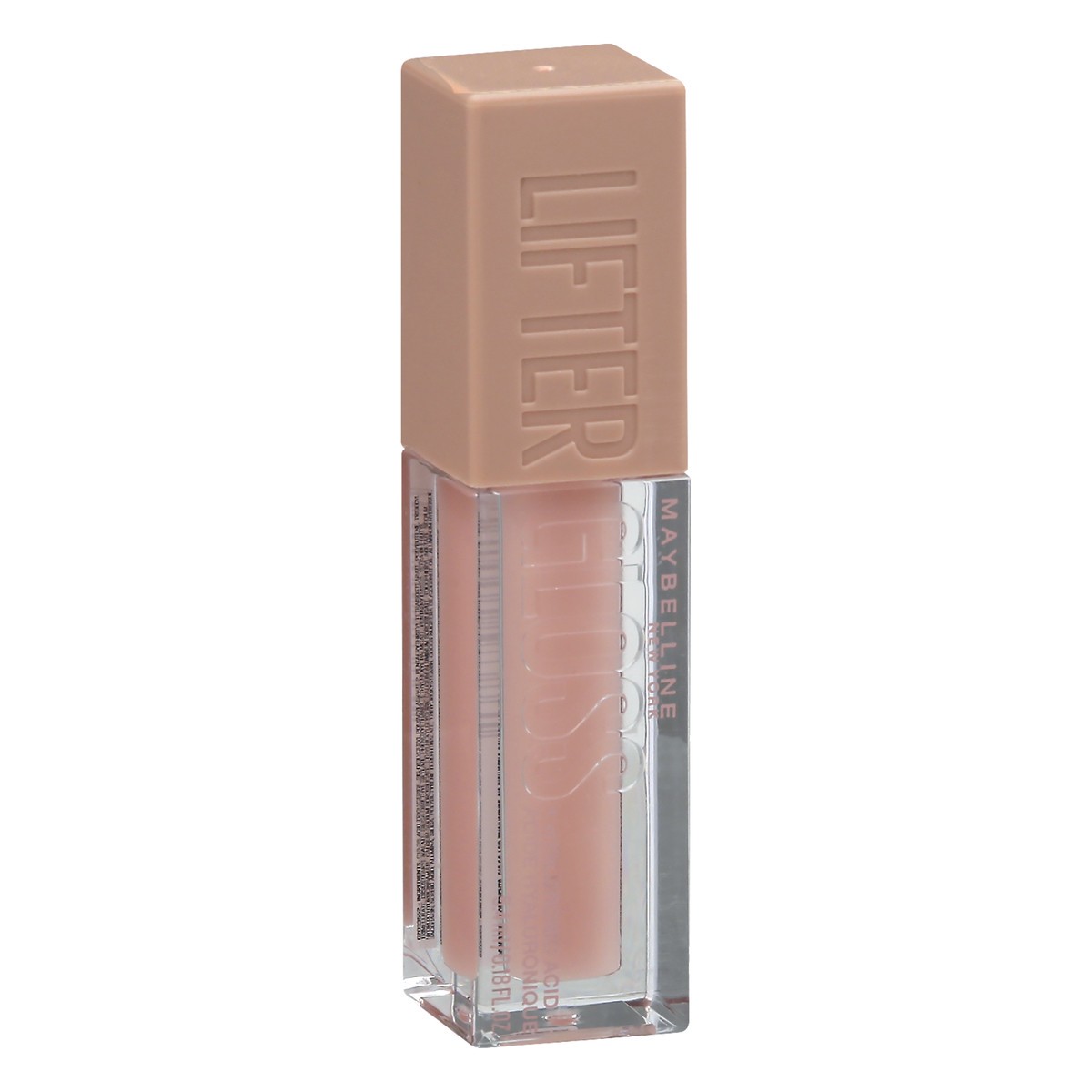 slide 2 of 9, Maybelline Lifter Gloss Plumping Lip Gloss with Hyaluronic Acid - 2 Ice - 0.18 fl oz: Hydrating Shine, Fuller Look, XL Wand, 0.18 fl oz