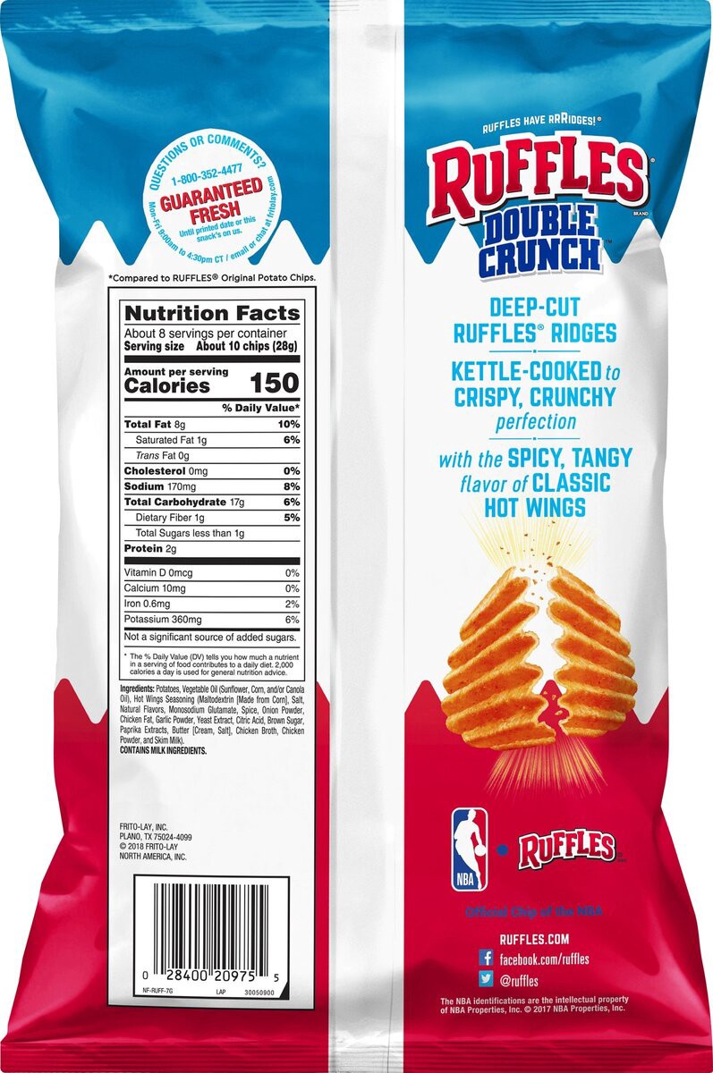 slide 3 of 3, Ruffles Potato Chips, 7.75 oz