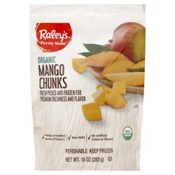 Raley's Organic Frozen Mango Chunks 10 oz