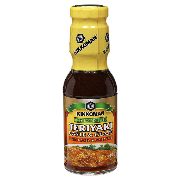 slide 1 of 9, Kikkoman Teriyaki Baste & Glaze with Honey & Pineapple 12.1 oz, 12.1 oz