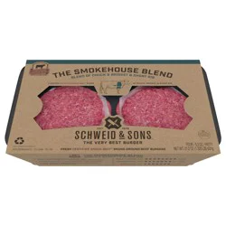 Schweid & Sons Certified Angus Beef Smokehouse Patties - 21.2 oz