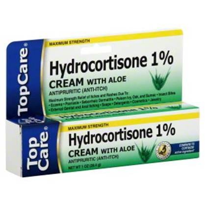 slide 1 of 1, TopCare Hydrocortisone 1%Cream Aloe, 1 ct