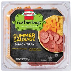 Hormel Summer Sausage & Cheese Snack Tray - 14 Oz