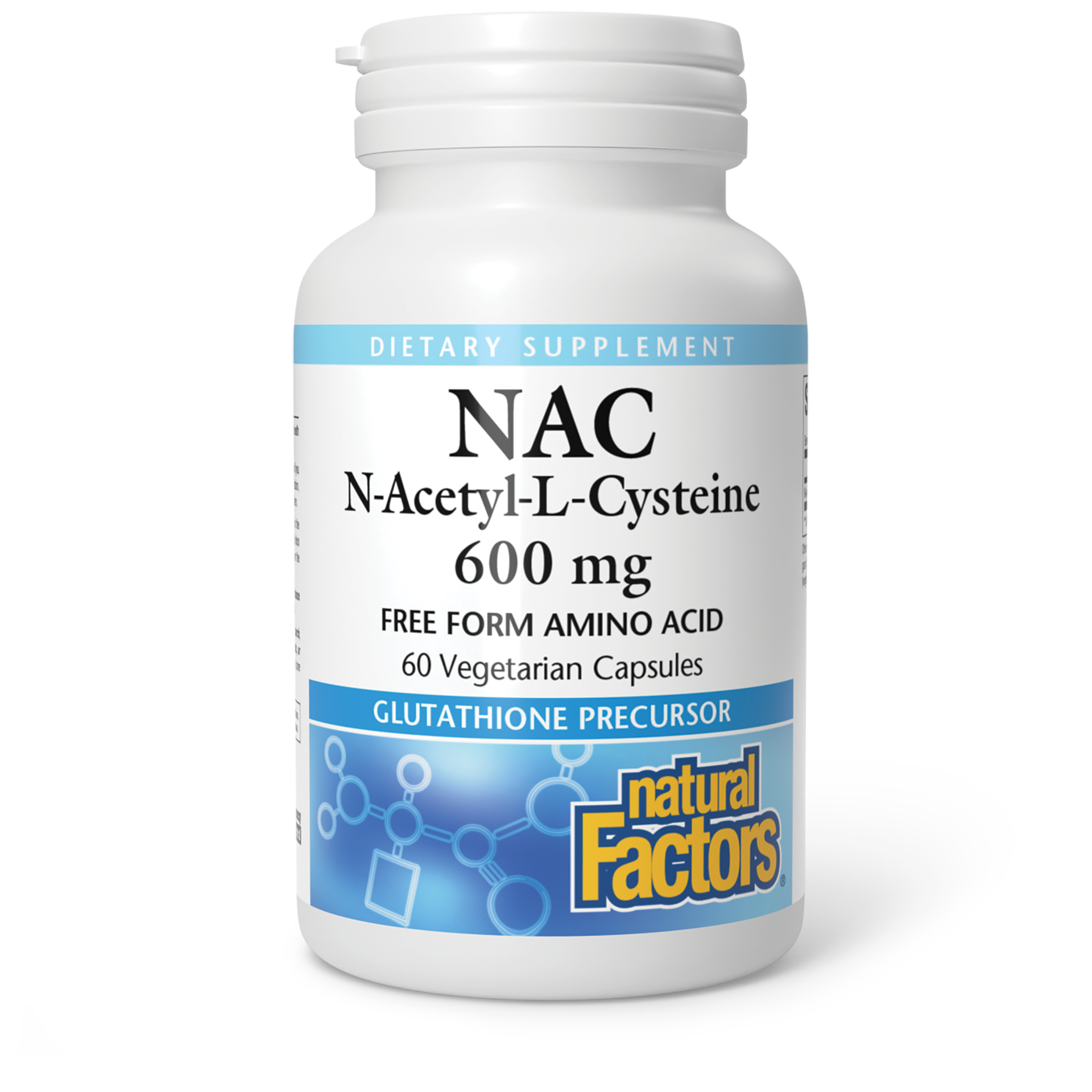 slide 1 of 2, Natural Factors N-Acetyl-L-Cysteine, 86 g