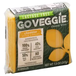 Go Veggie Lactose Free Cheddar Cheese Slices