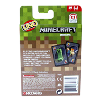 slide 7 of 9, Mattel Minecraft UNO Card Game 1 ea, 1 ct