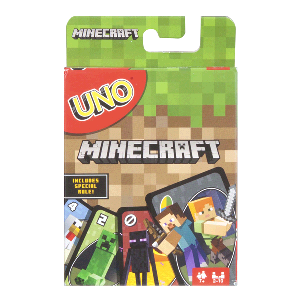 slide 5 of 9, Mattel Minecraft UNO Card Game 1 ea, 1 ct